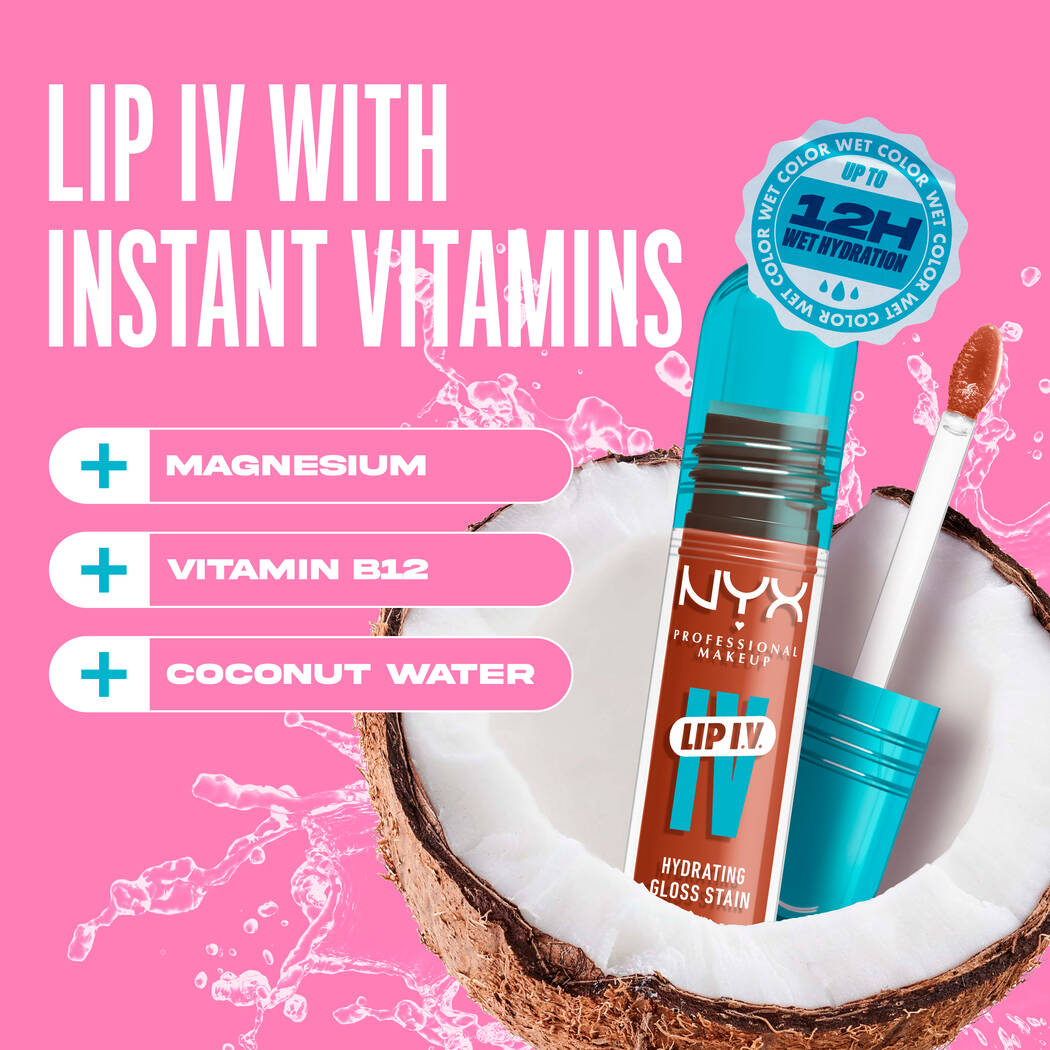NYX Lip I.V. Hydrating Lip Gloss Stain