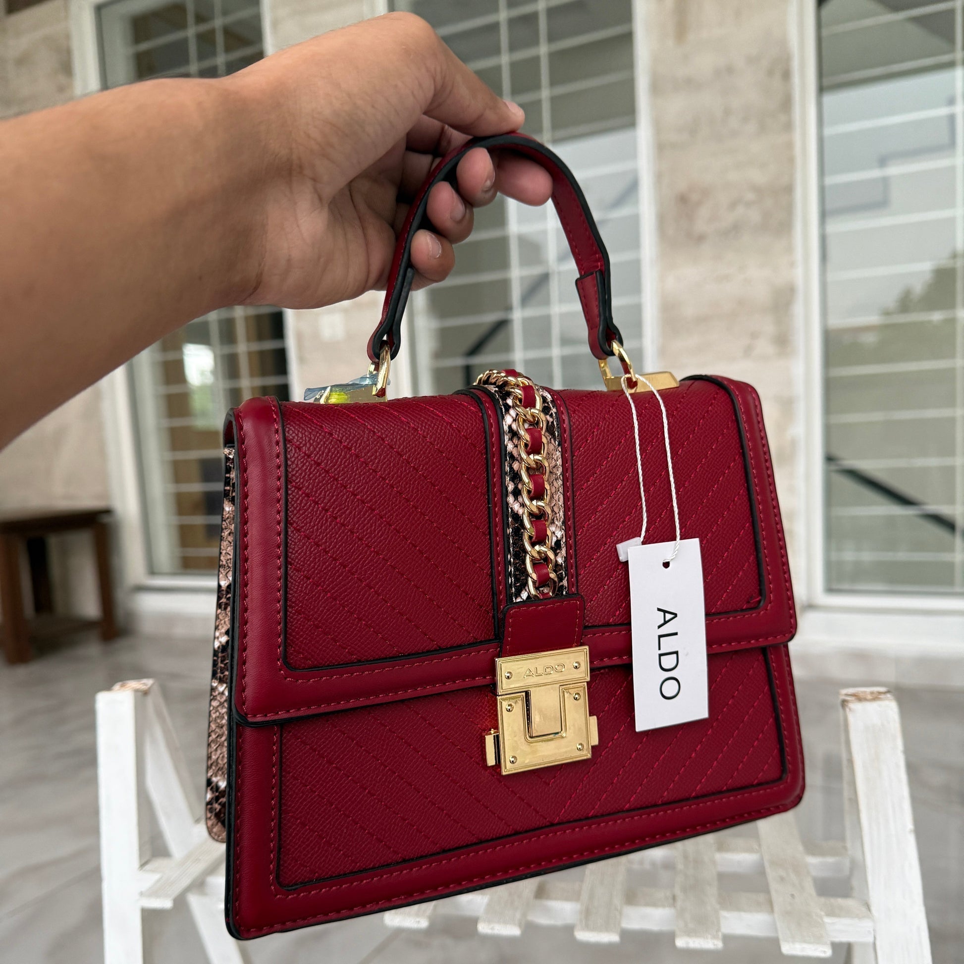 ALDO HAND BAG (RED)