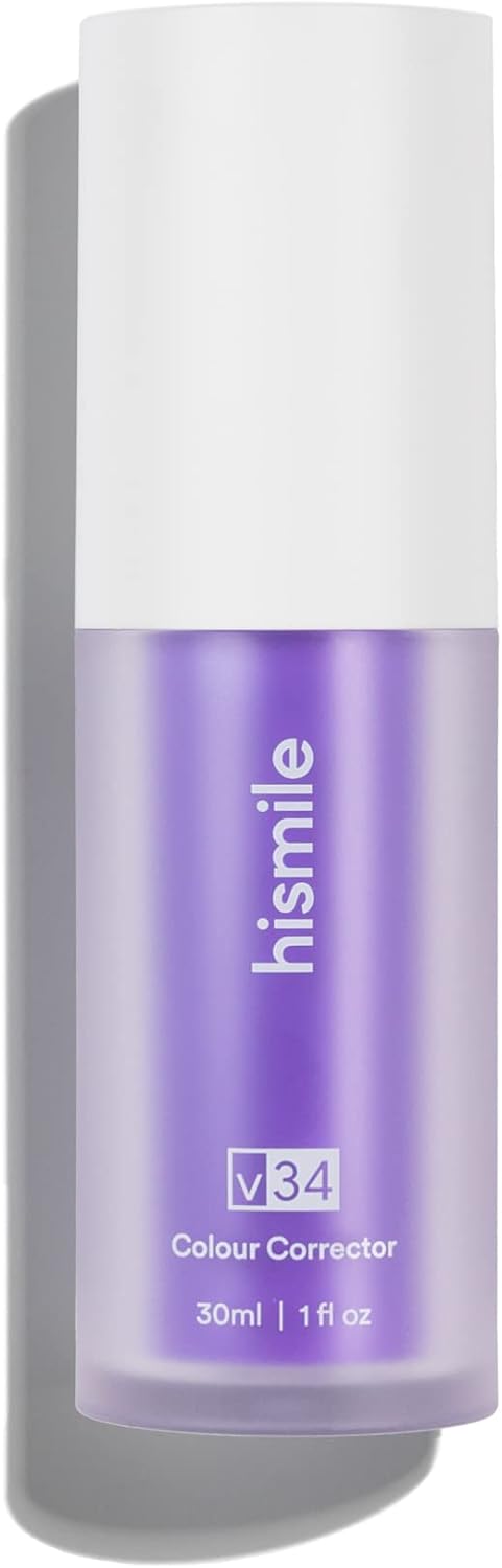 HiSmile V34 Colour Corrector Serum – Teeth Whitening Booster, 30ml (1 fl oz)