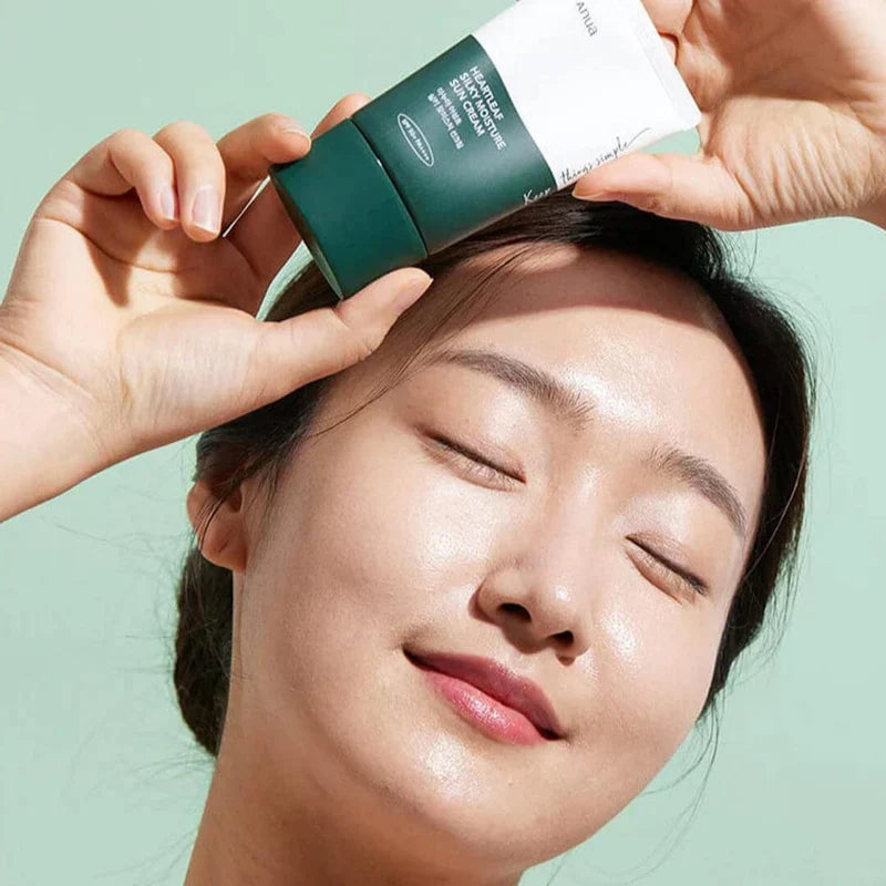 Anua Heartleaf Silky Moisture Sun Cream SPF 50+ PA++++