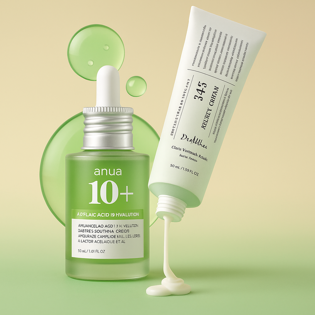 Radiant Skin Duo – Anua 10+ Serum & Dr. Althea Relief Cream