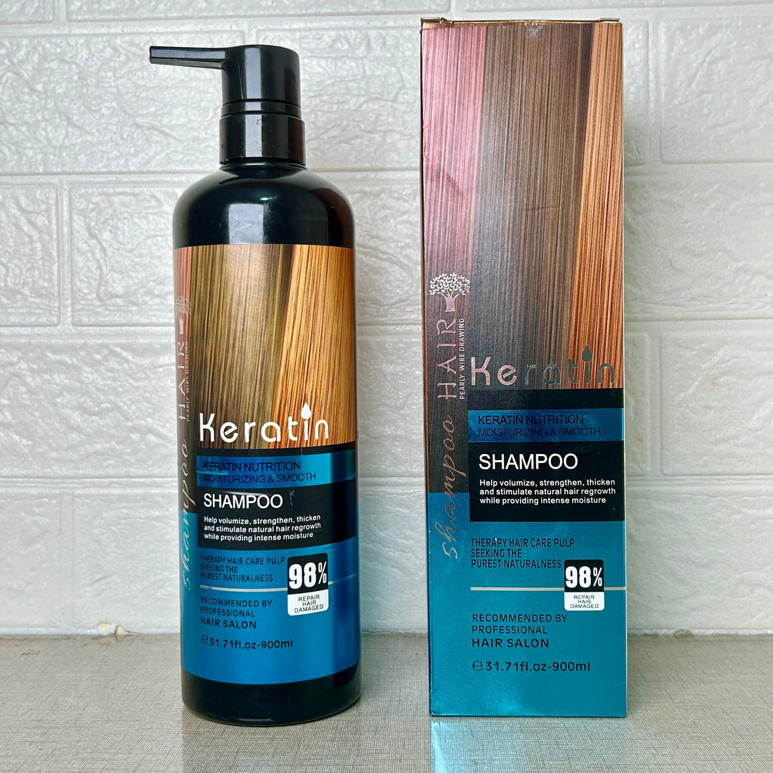 Keratin Straightening Sulfate Free Hair Shampoo - Classy Touch Pk
