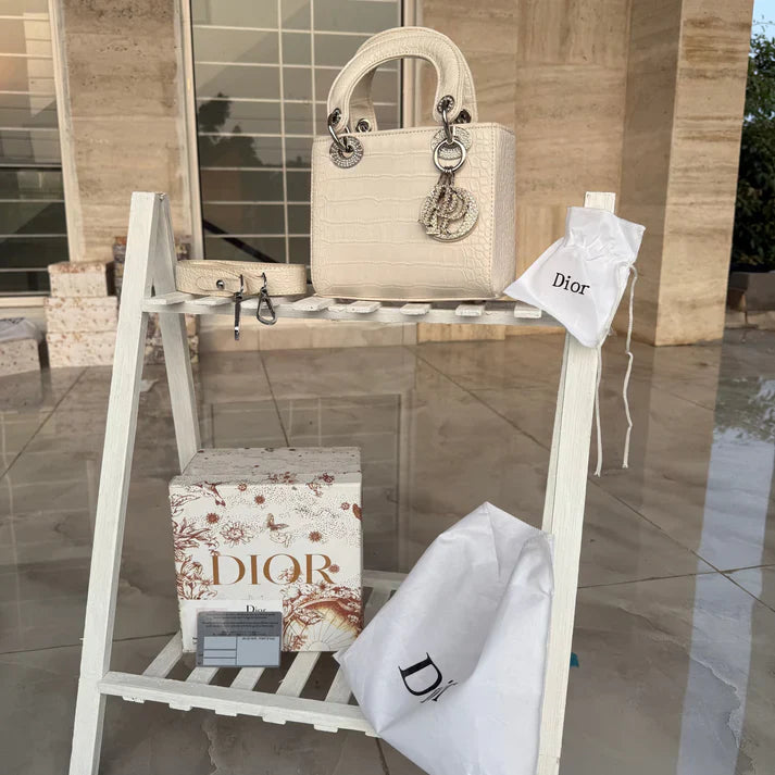Christian dior Lady Dior Bag (WHITE)