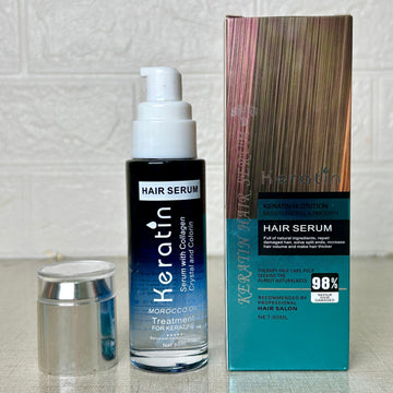 KERATIN MOISTURIZING & SMOOTH HAIR SERUM MOROCCO OIL 80ML - Classy Touch Pk