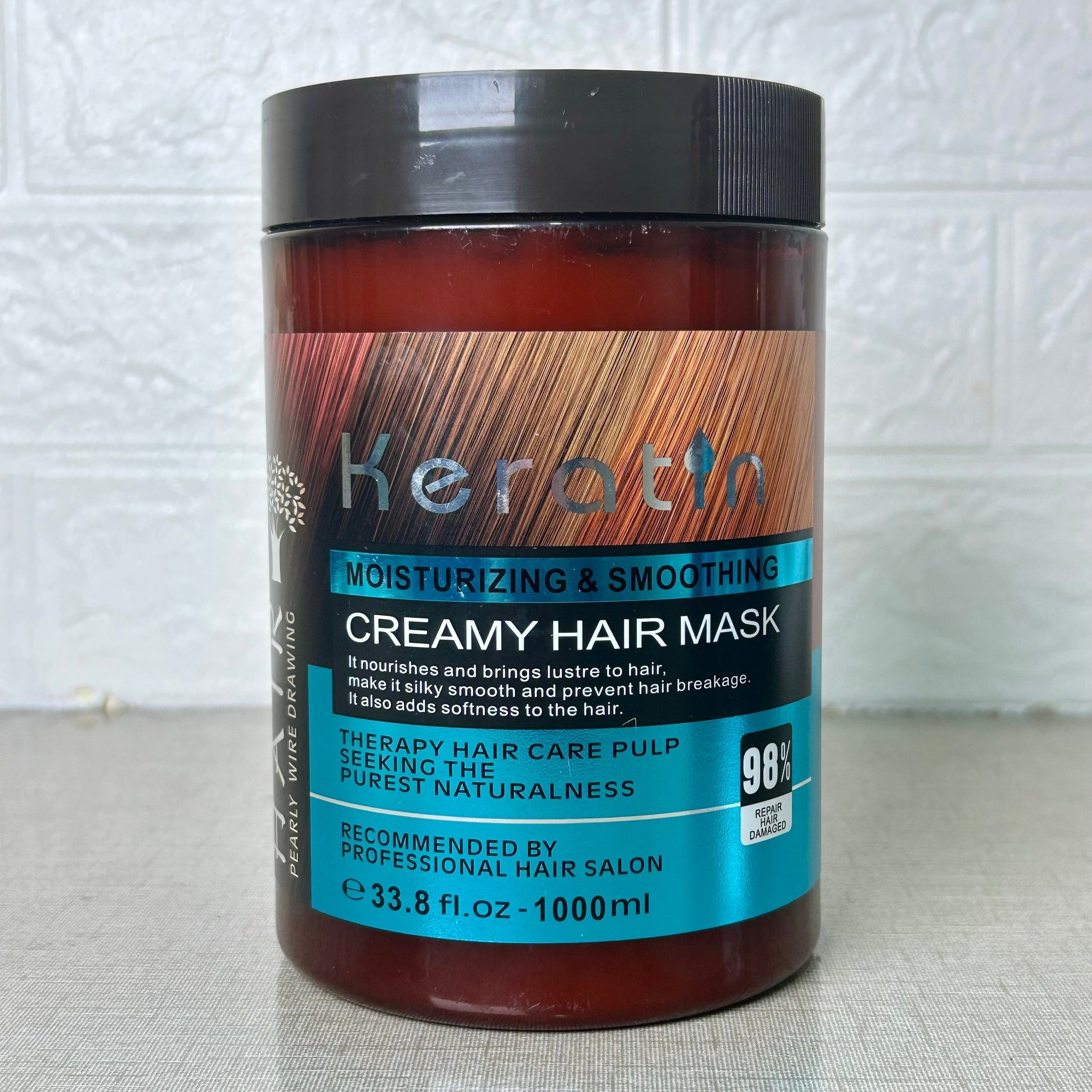 Keratin Infused Moisturizing & Smoothing Hair Mask – 1000ml