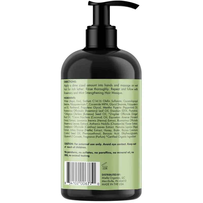 MIELLE Rosemary Mint Strengthening Shampoo