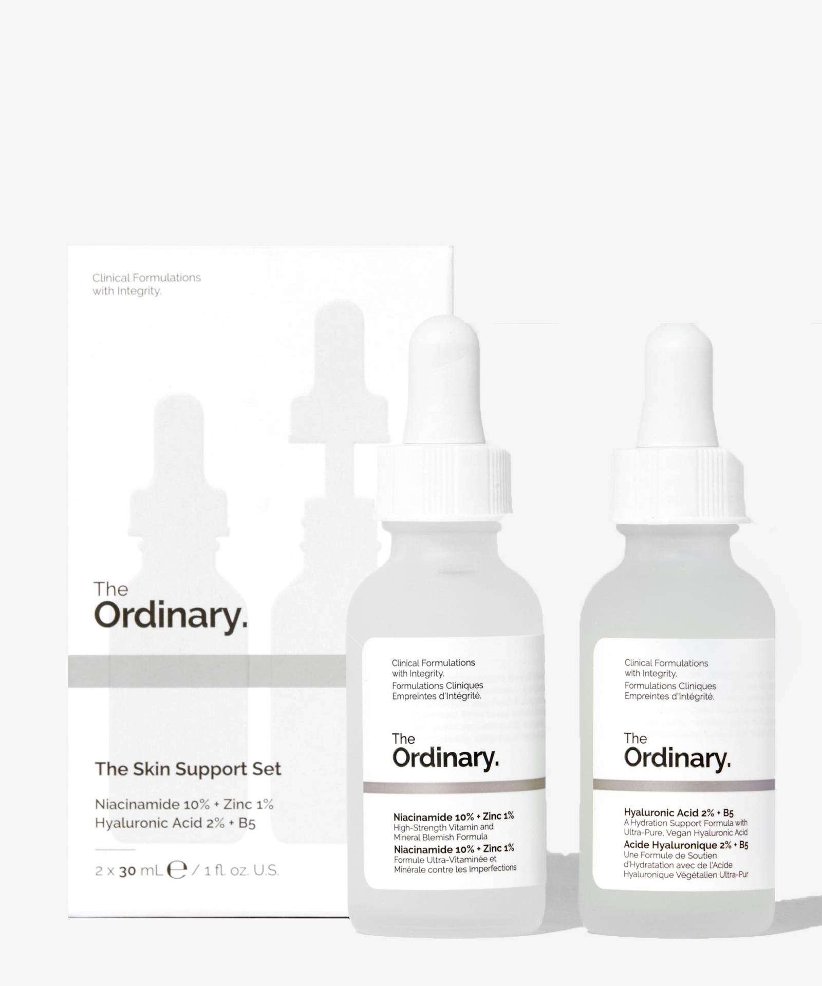 The Ordinary 2 in 1 Niacinamide+hyaluronic Acid Serums - Classy Touch Pk