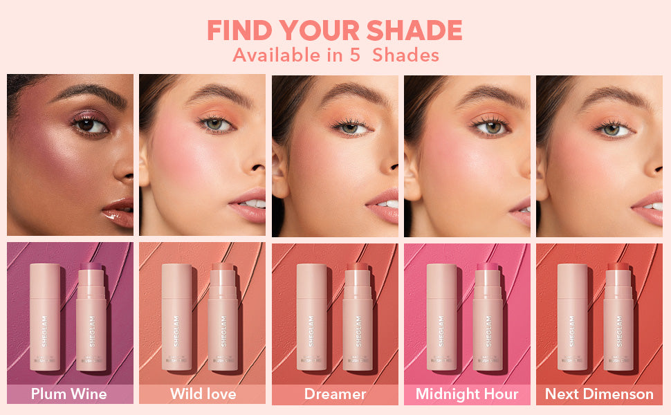 SHEGLAM Snatch N Cream Blush stick - Classy Touch Pk