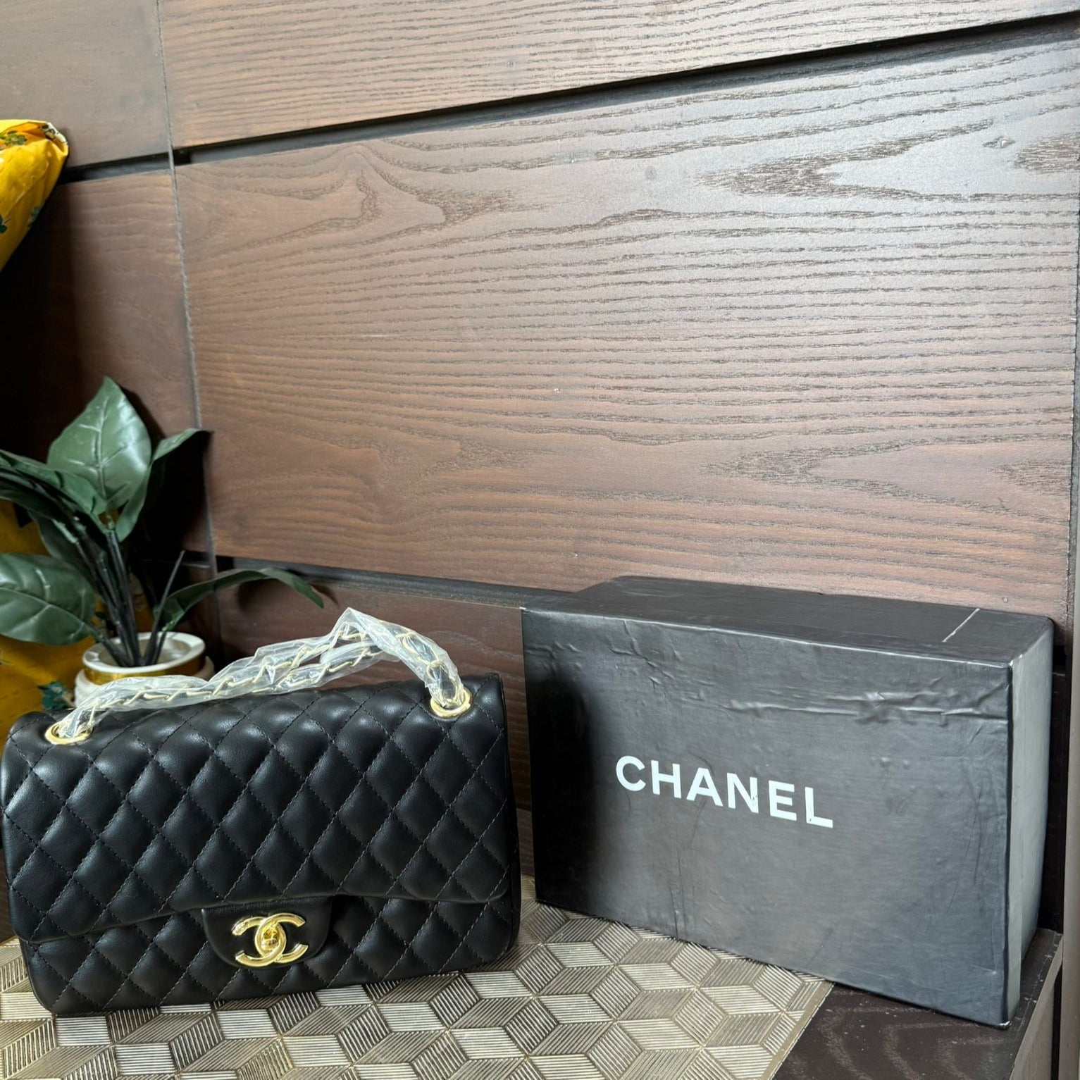 Chanel Paris Double Flap Bag (black)